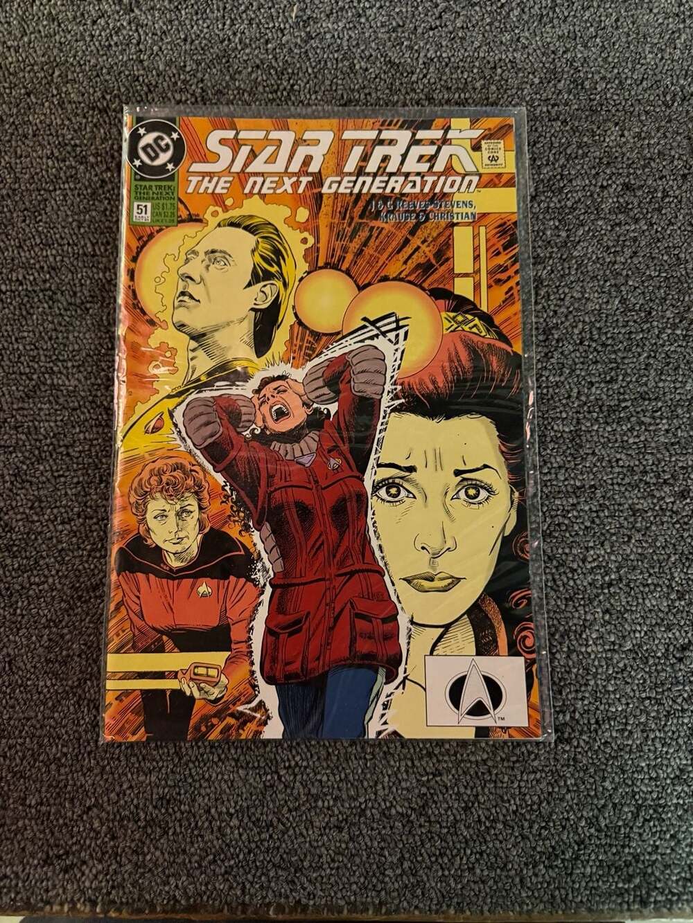 DC Comics Star Trek: The Next Generation #51 Comic Book Bagged and Boarded
